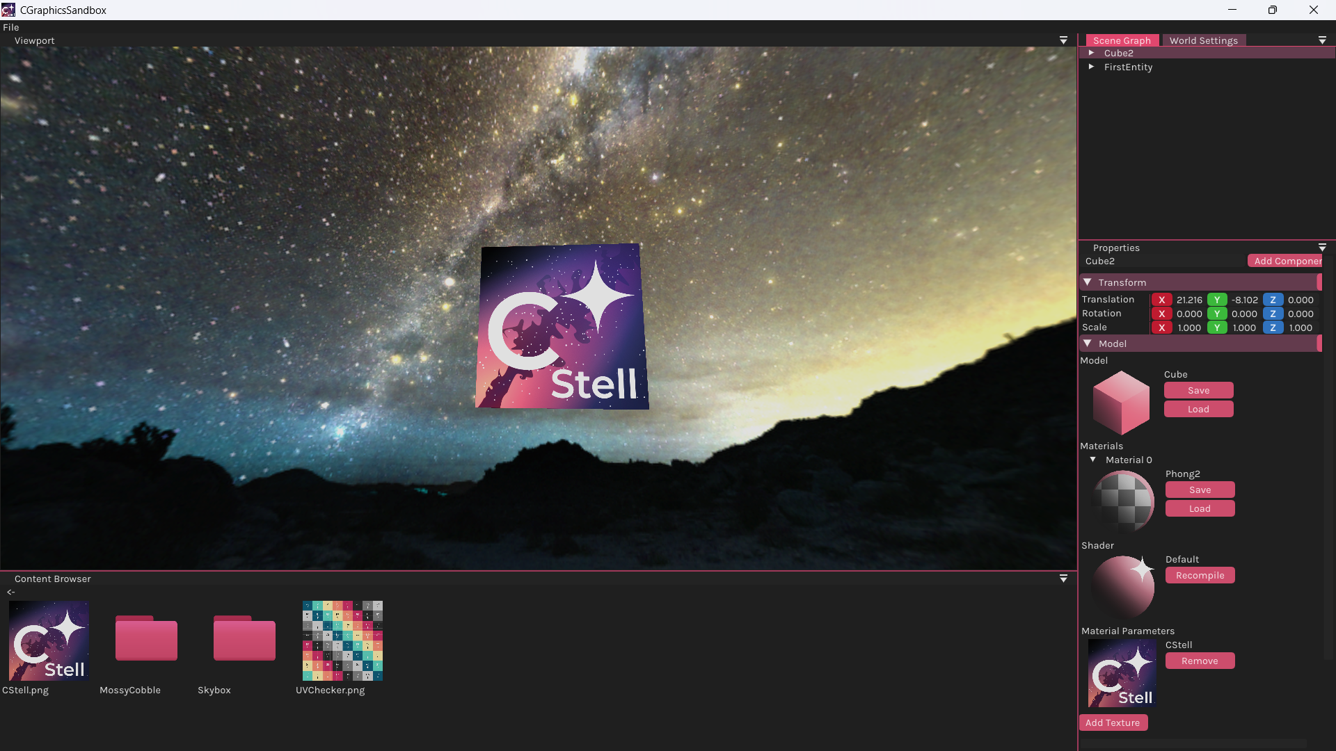 Constellation engine cstelldevlog